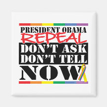 Repeal Don't Ask Don't Tell Magnets