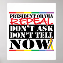 Repeal Don't Ask Don't Tell Poster