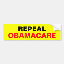 Repeal Obamacare Bumper Stickers