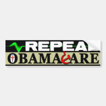Repeal Obamacare! Bumper Stickers