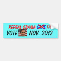 Repeal Obamacare Tax Bumper Sticker