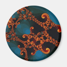Repeat Fractal Refrigerator Magnet