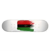 Republic of Libya Flag Skate Board Decks
