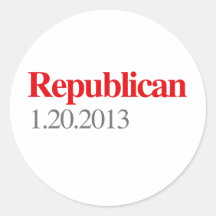 REPUBLICAN 1-20-2013 STICKERS