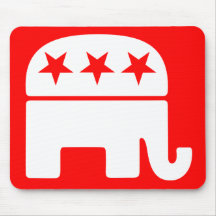 Republican Elephant Mousepad