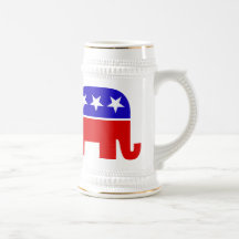 Republican Elephant Stein Mug