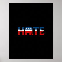 REPUBLICAN HATE PRINT