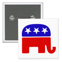 Republican Logo Button