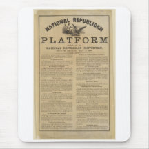 Republican National Convention Platform 1860 Mouse Pads
