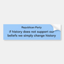 republican party bumper sticker