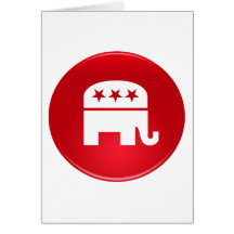 Republican Party Logo Greeting Cards