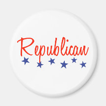 Republican (Stars) Refrigerator Magnet