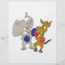 Republican Vs Democrat Custom Flyer
