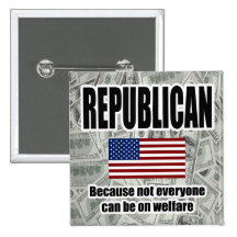 Republican Welfare Square Button