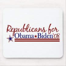 Republicans for Obama Biden Mouse Pads