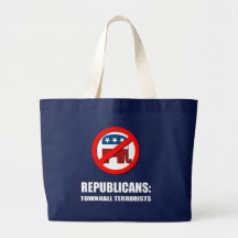 Republicans - Townhall Terrorists Canvas Bags