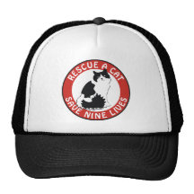 Rescue a Cat, Save Nine Lives Mesh Hats
