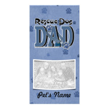 Rescue Dog DAD Photo Cards