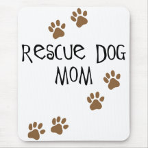 Rescue Dog Mum Mouse Pads