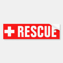 Rescue - Sticker Bumper Stickers