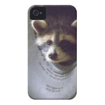 rescued and released racoon iPhone 4 Case-Mate case