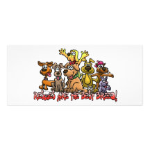 RESCUES ARE THE BEST BREED RACK CARD