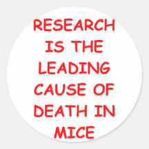 research round sticker