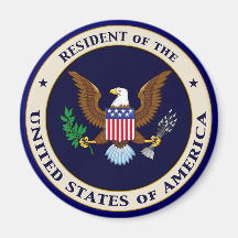 Resident of the United States of America Magnet