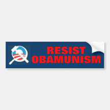 RESIST OBAMUNISM BUMPER STICKERS
