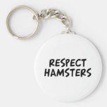 Respect Hamsters Key Chain