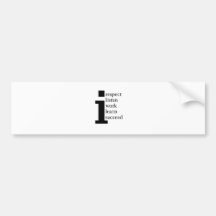 Respect Learn Succeed Listen Work Bumper Stickers