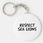 Respect Sea Lions Keychains