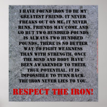 Respect The Iron Print