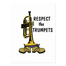 Respect the Trumpets Postcards