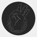 responsible_diver_logo_dark round sticker