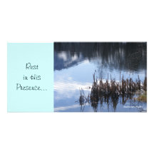 Rest Custom Photo Card