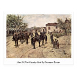 Rest Of The Cavalry Unit By Giovanni Fattori Postcards