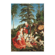 Rest on the Flight into Egypt, 1504 Gallery Wrapped Canvas