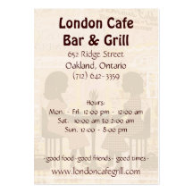 Restaurant Business Cards