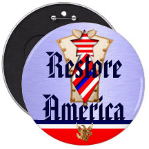 Restore America Button
