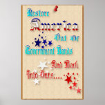 Restore America Shirts Posters