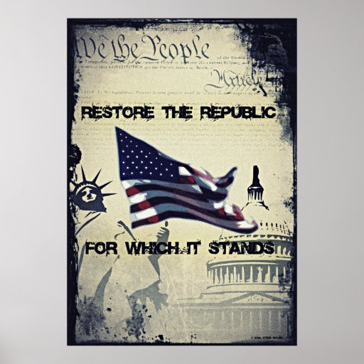 Restore The Republic Poster
