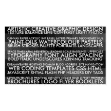 Resume Style - Black Business Card Template