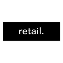 Retail Business Card