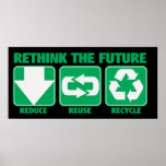 Rethink The Future, Recycle Print