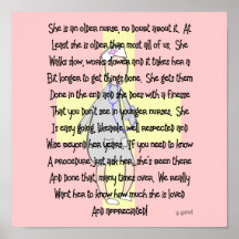 Retired Nurse Appreciation Art Print