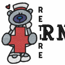 Retired Nurse Embroidered Shirt
