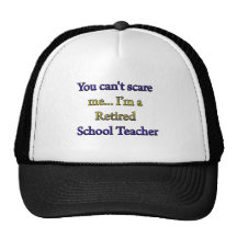 RETIRED SCHOOL TEACHER TRUCKER HATS