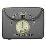Retired watch Rickshaw Flap Sleeve MacBook Pro Sleeves