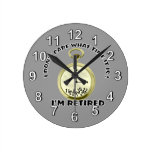 Retired watch Wall Clock